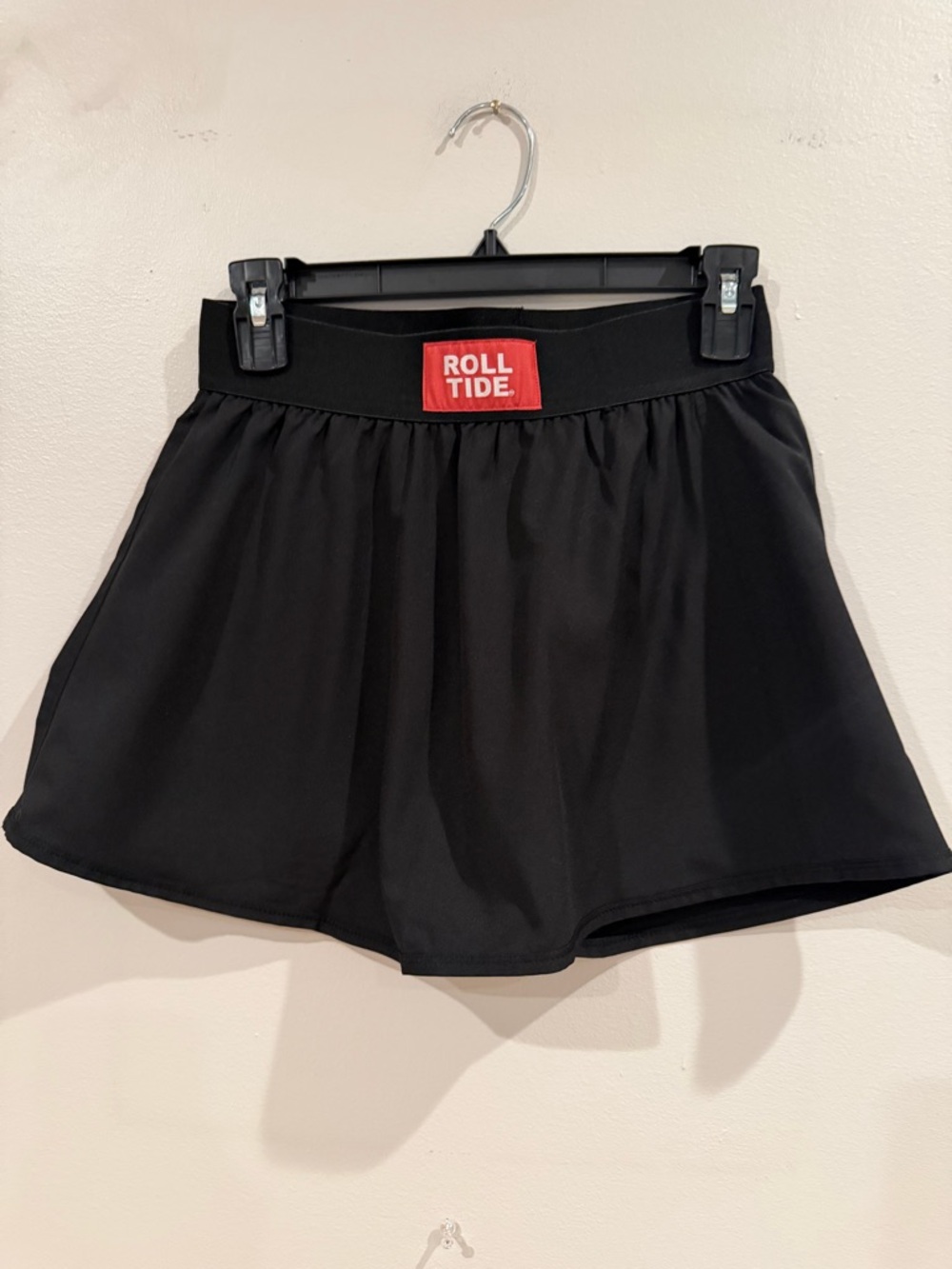 Roll Tide Black Athletic Skort with Built-In Shorts
